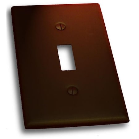 Single Toggle Switch Plate, Venetian Bronze